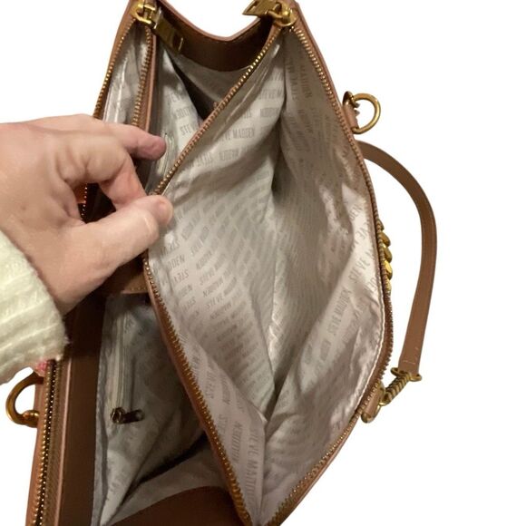 Steve Madden Women’s Vegan Large Travel Tote Bag/Purse - Picture 6 of 14